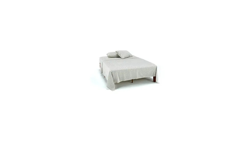 Beautiful by Drew Barrymore 4-Piece Queen Striped Natural Sheet Set, 100% Cotton Washed Percale | Walmart (US)