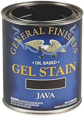 General Finishes Oil Base Gel Stain, 1 Quart, Java | Amazon (US)