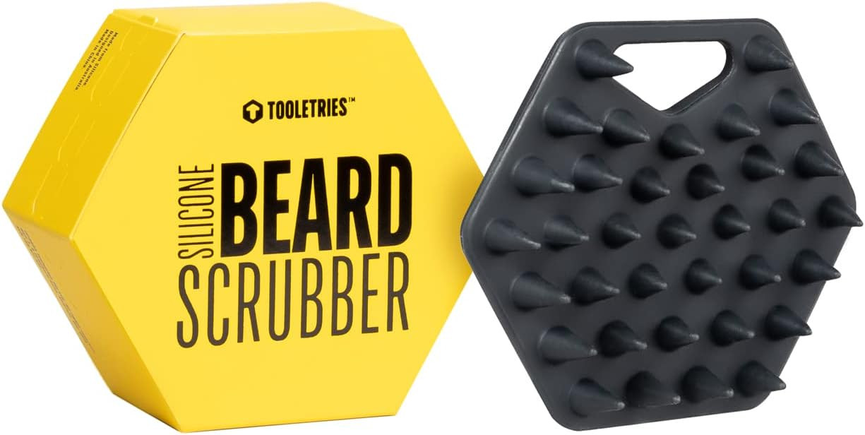 Tooletries - Beard Scrubber - Silicone Beard Brush & Beard Exfoliator for Men - Deep Cleans & Unc... | Amazon (US)