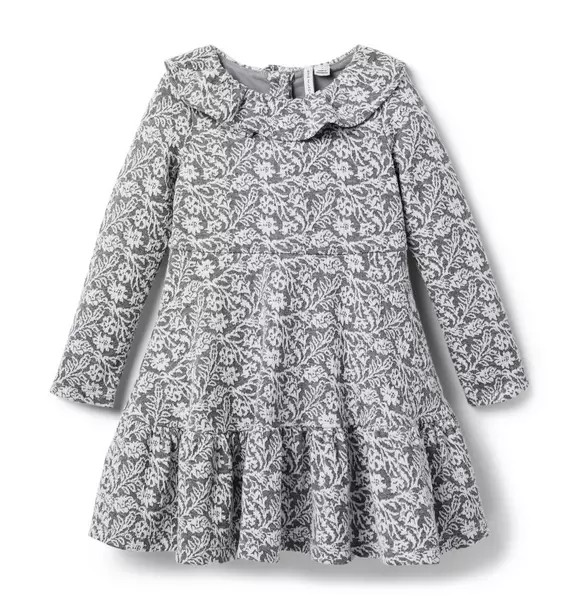 Floral Jacquard Ruffle Dress | Janie and Jack