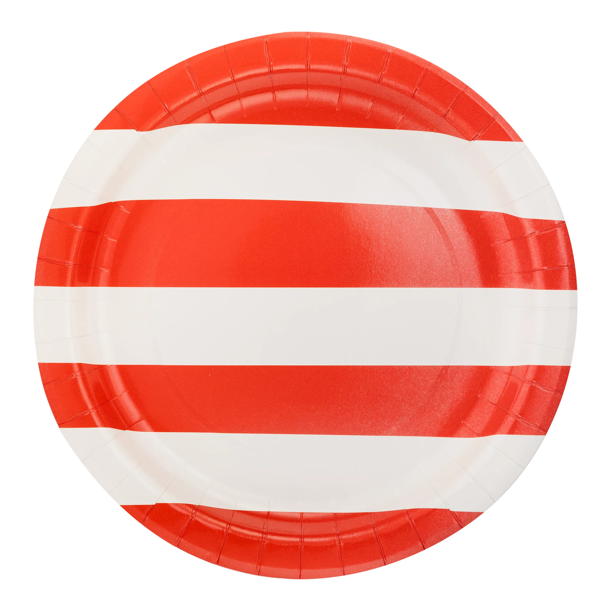 Lady Liberty Red Striped Paper Plate | My Mind's Eye
