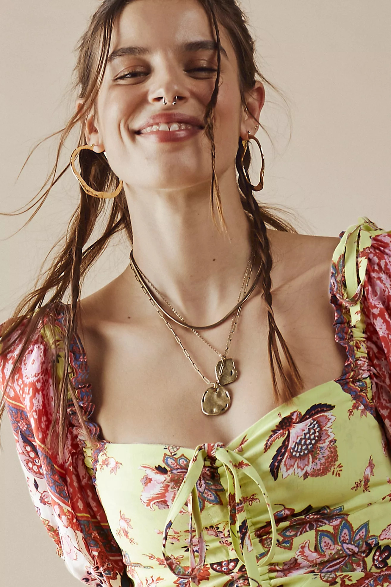 Oversized Coin Necklace | Free People (Global - UK&FR Excluded)