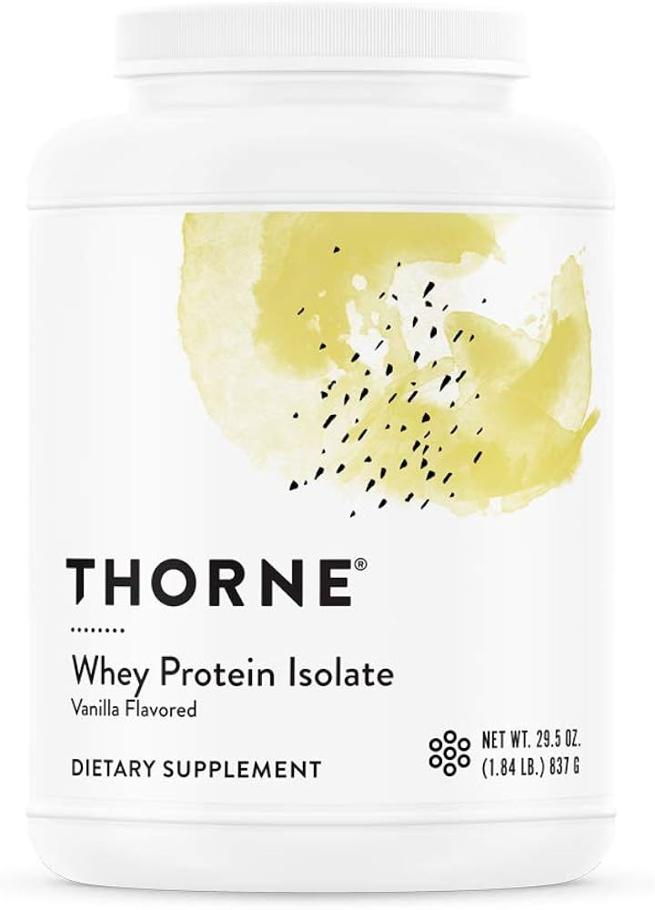 THORNE Whey Protein Isolate - 21 Grams of Easy-to-Digest Whey Protein Powder - NSF Certified for ... | Amazon (US)