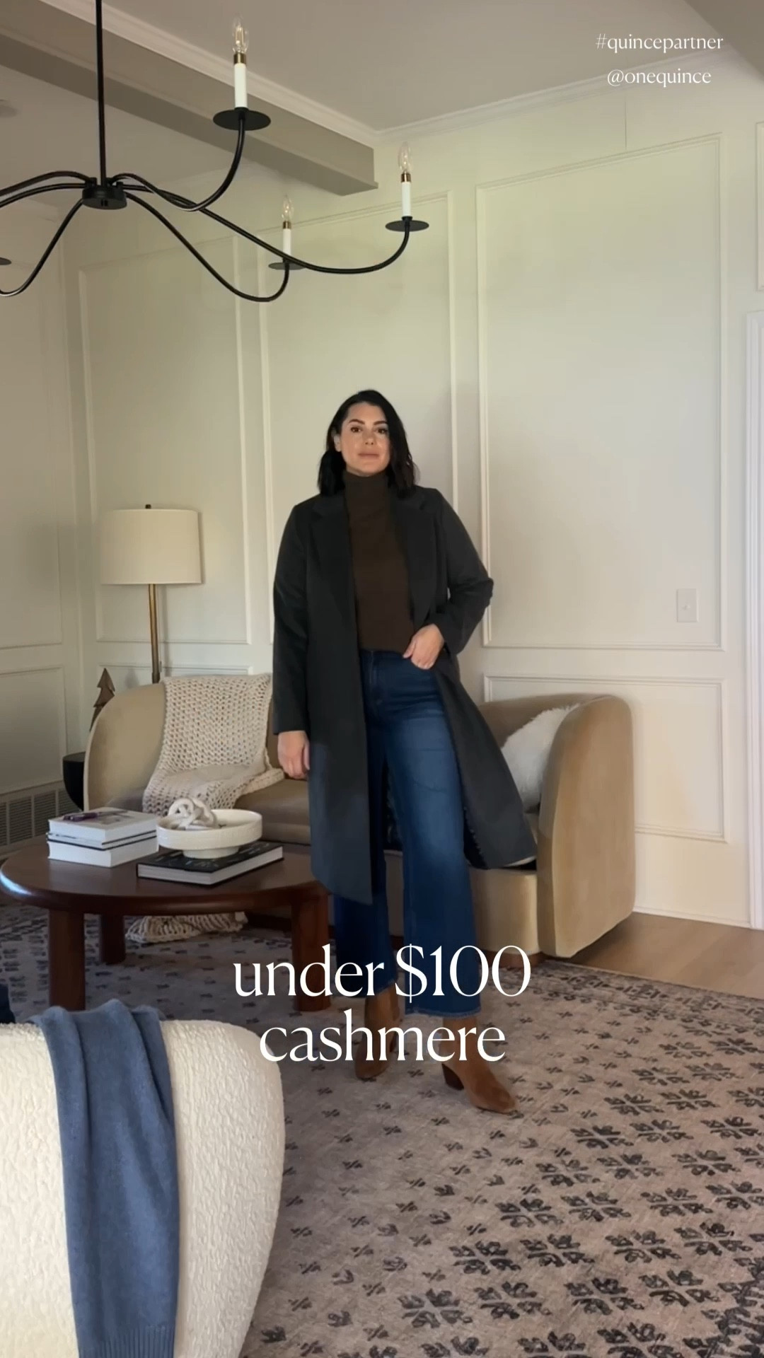 I’m in the large of the turtleneck for extra wiggle room! I’m in the medium of the coat, tts, tailored.

I’m in the 30x28 of the denim.
@onequince #quincepartner

#LTKHoliday #LTKFindsUnder100 #LTKOver40