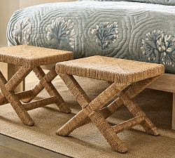 Malibu Accent Stool (20") | Pottery Barn (US)