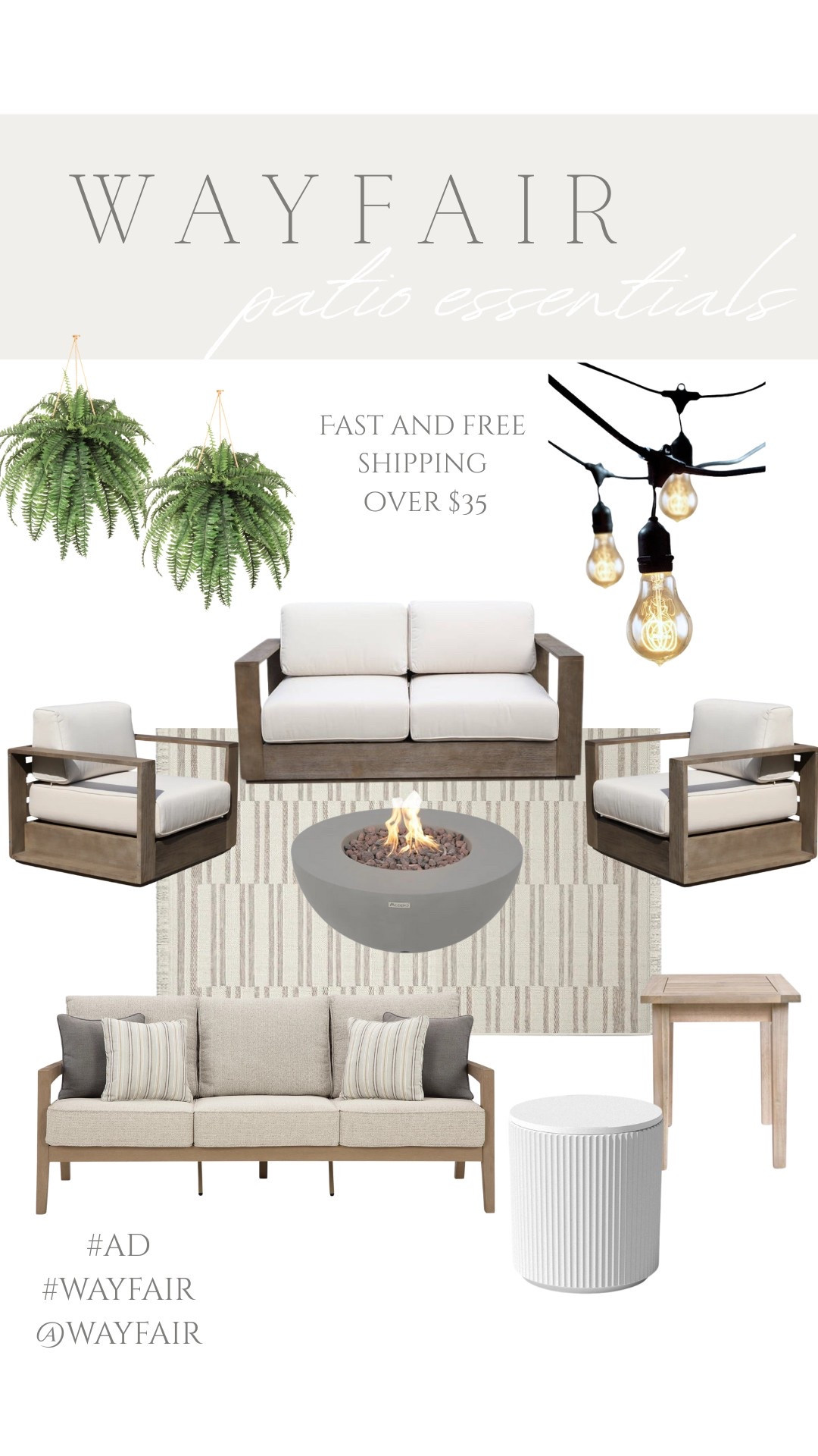 Patio Faves 
#ad #wayfair @wayfair 