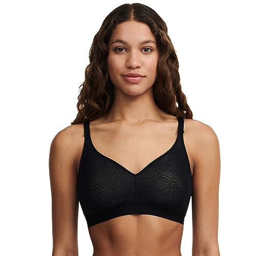 C Magnifique Full Bust Wireless Bra Black | Amazon (US)
