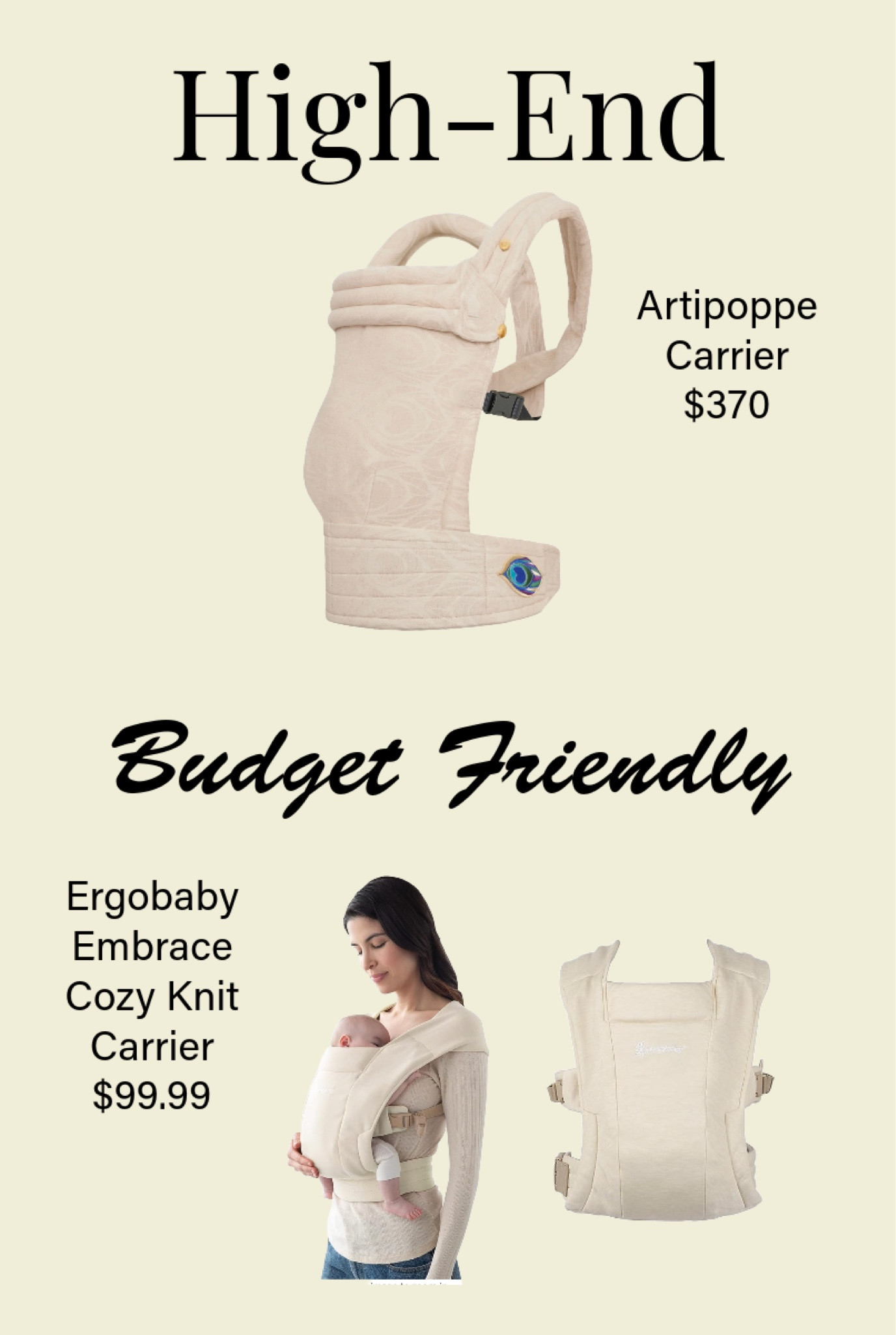 High end versus budget friendly options for baby 

#LTKfamily #LTKFind #LTKbaby