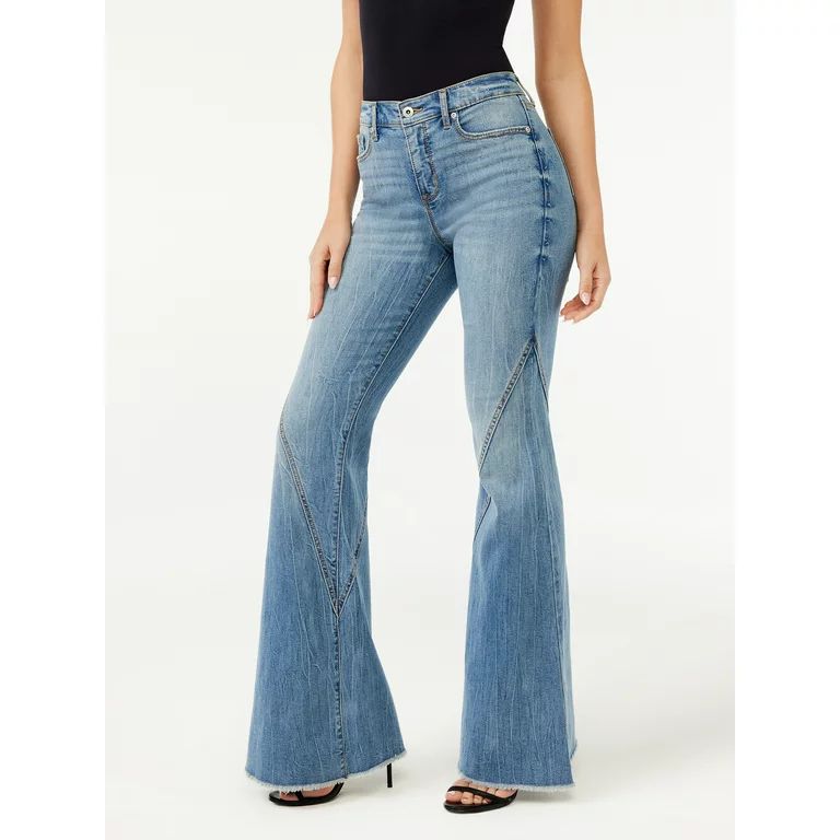 Sofia Jeans by Sofia Vergara Women's Melisa High Rise Super Flare Jeans | Walmart (US)