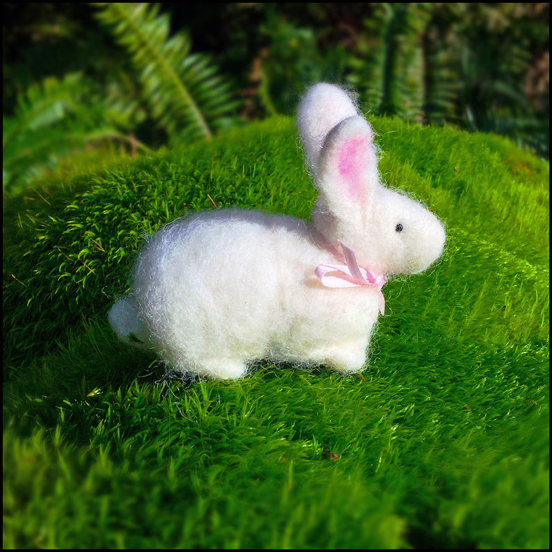 Bunny Needle Felting Kit - Etsy | Etsy (US)