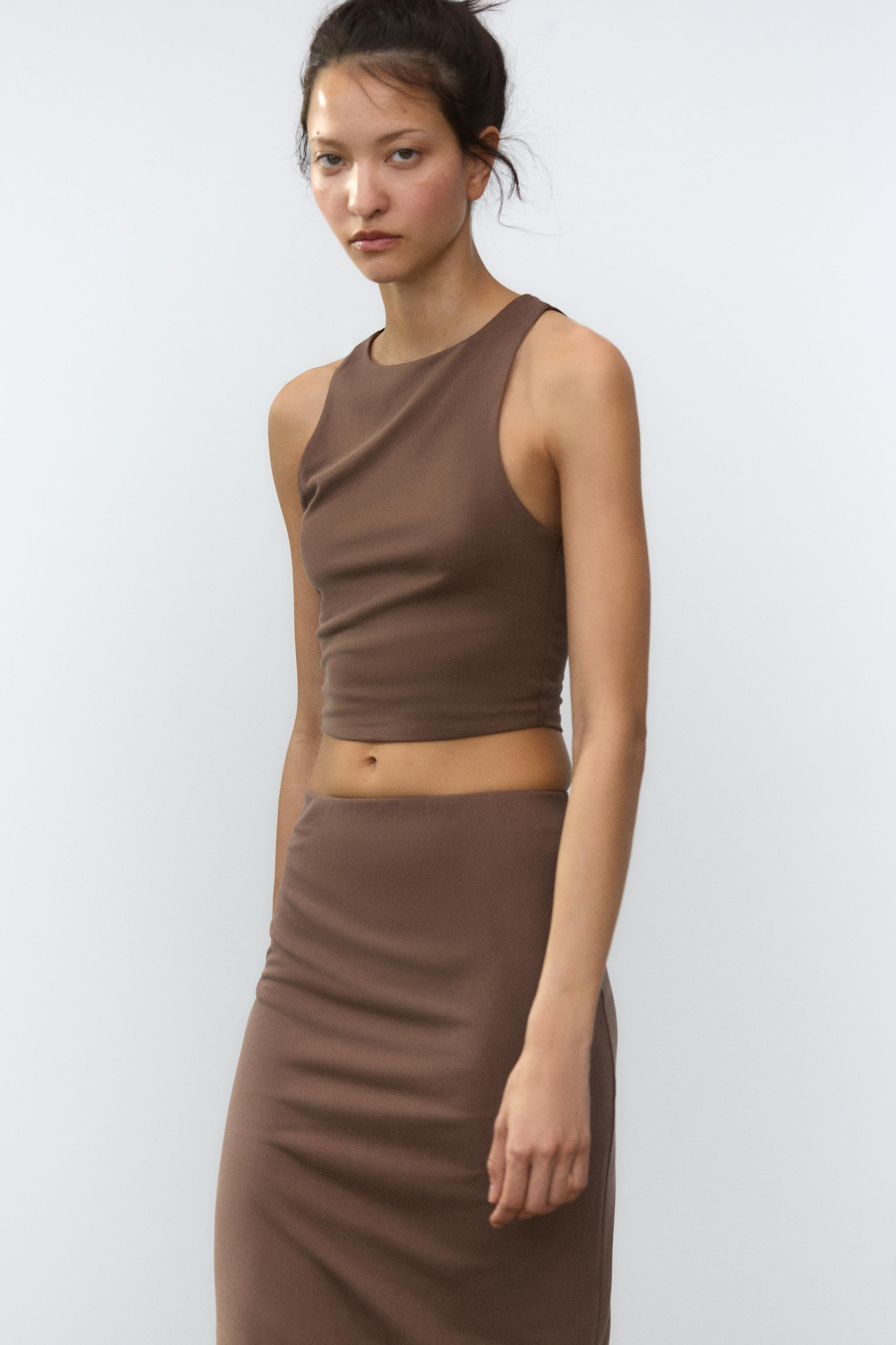 SLEEVELESS CROP TOP | Zara UK
