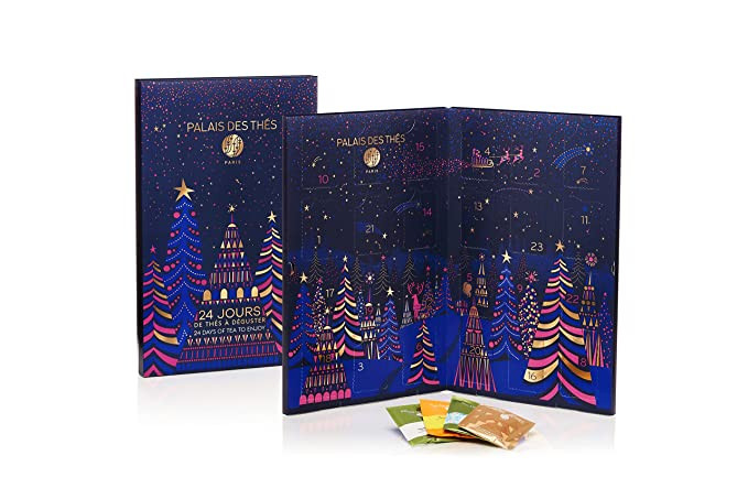 Palais des Thés - 24 Days of Tea Advent Holiday Calendar with Premium Single Estate Herbal, Blac... | Amazon (US)