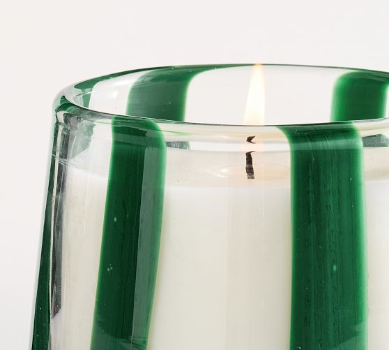Striped Cocktail Candles | Pottery Barn (US)