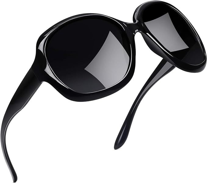 Joopin Polarized Sunglasses for Women Vintage Big Frame Sun Glasses Ladies Shades | Amazon (US)