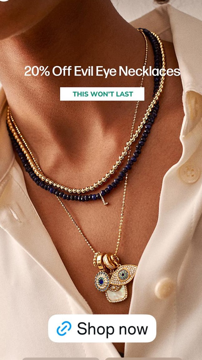 Ward off bad vibes in style!  Get the viral BaubleBar Evil Eye Necklaces that everyone is loving, and snag them now for 20% OFF! Limited time only—shop the look on my LTK! 
#LTKsale #BaubleBar #EvilEye #EvilEyeJewelry #NecklaceStack #ProtectionJewelry #JewelryDeals #LTKjewelry #TrendyJewelry #ShopNow #20Off 

 #LTKGiftGuide #LTKHoliday #LTKSaleAlert