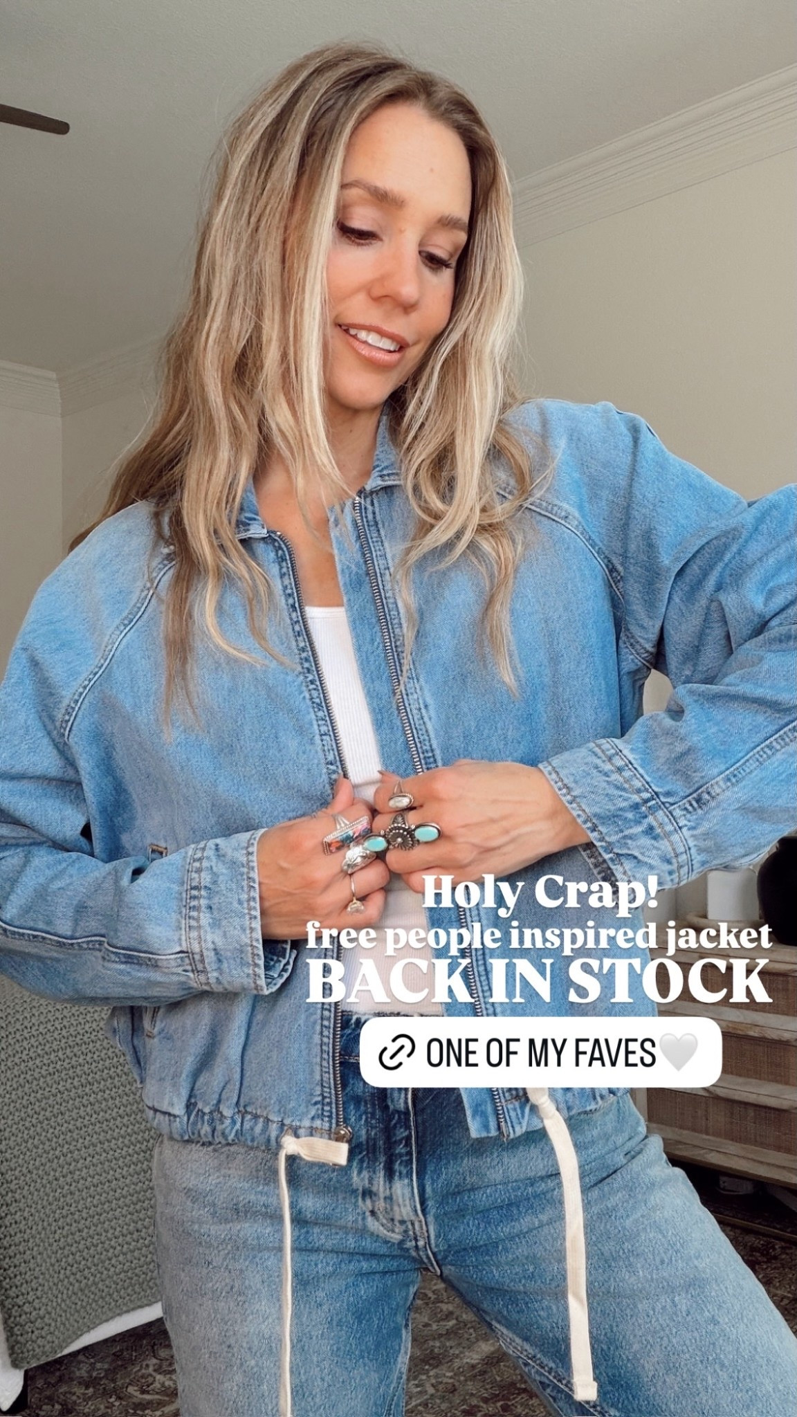 BACK IN STOCK this free people inspired jacket is a 12/10 😍🤭

It sells out every time, so snag it while it’s available. 

Wearing my tts (small)

5’5” // 120 lbs 



#LTKdayinmylife #LTKSaleAlert #LTKootd