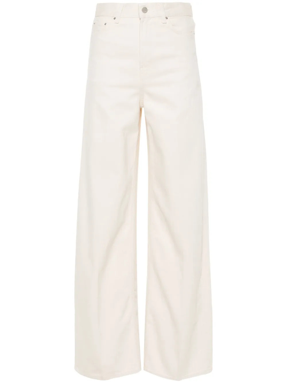 TOTEME high-rise wide-leg Jeans | Neutrals | FARFETCH | Farfetch Global