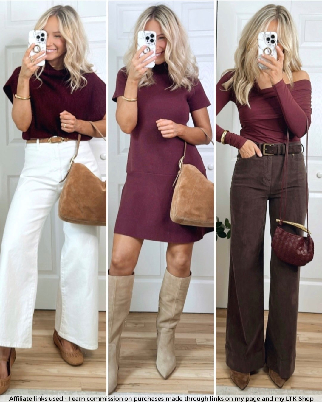 Burgundy outfits for fall

Fall fashion 2025
Fall transition outfits
