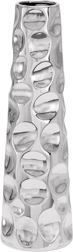 Deco 79 Ceramic Vase, 20 by 6-Inch, Silver, (71674) | Amazon (US)