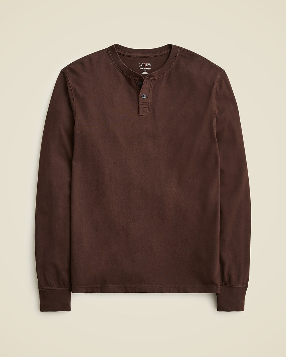 Slim vintage-wash cotton henley | J. Crew US