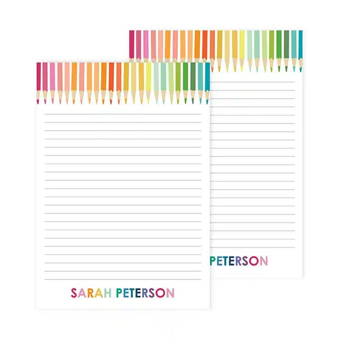 Rainbow Heart Notepad 2pk | Erin Condren | Erin Condren