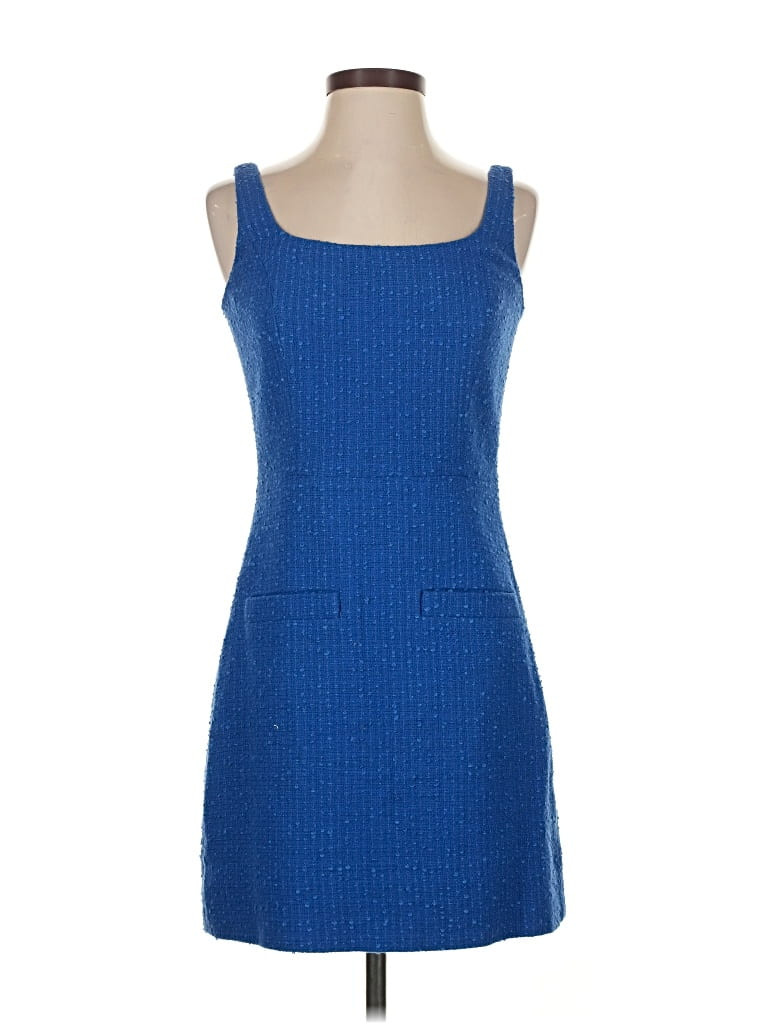 Veronica Beard Solid Blue Casual Dress Size 2 - 79% off | ThredUp (US)
