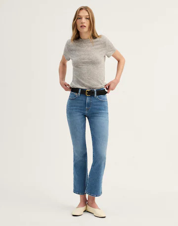 The Flare Crop Jean in Super Stretch Denim | Madewell