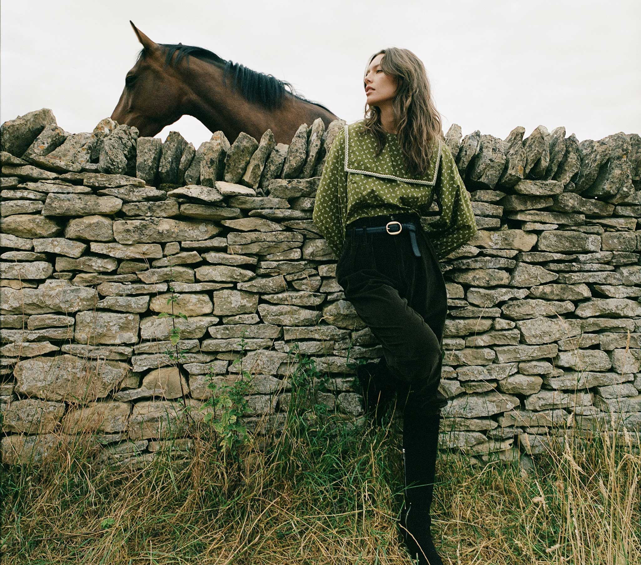 RENOIR TOP - CYPRESS CALICO | DÔEN | DOEN