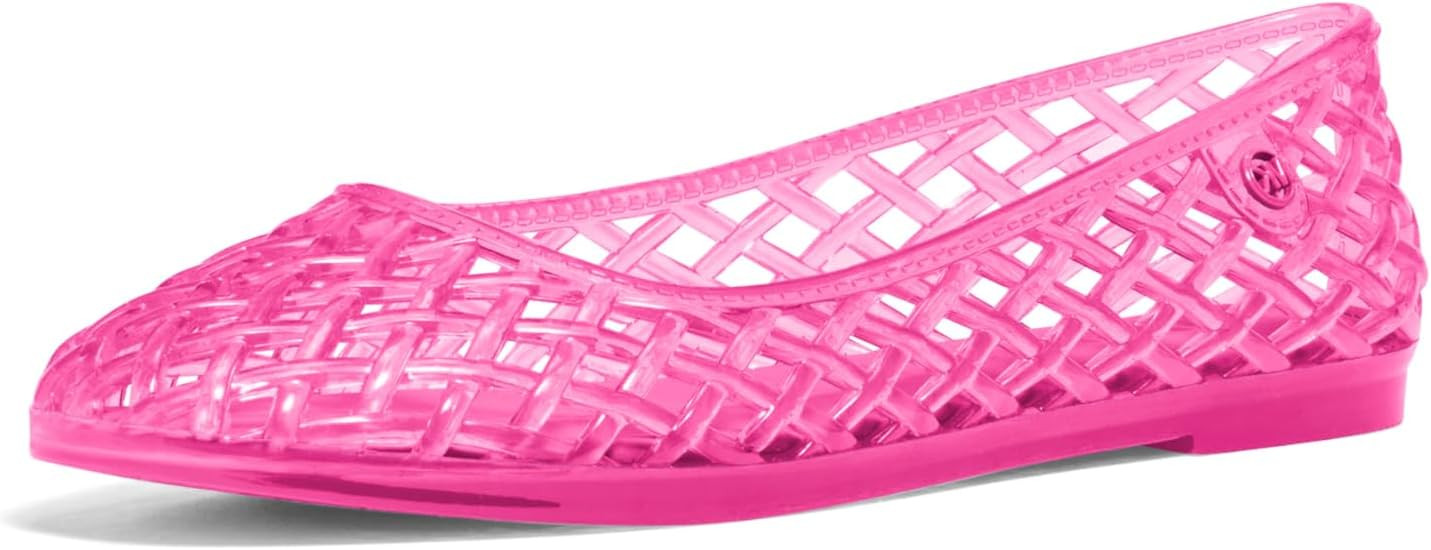 Amazon.com | Michael Kors Women's Pixie Jelly Ballet, Raspberry, 8 | Ballet | Amazon (US)