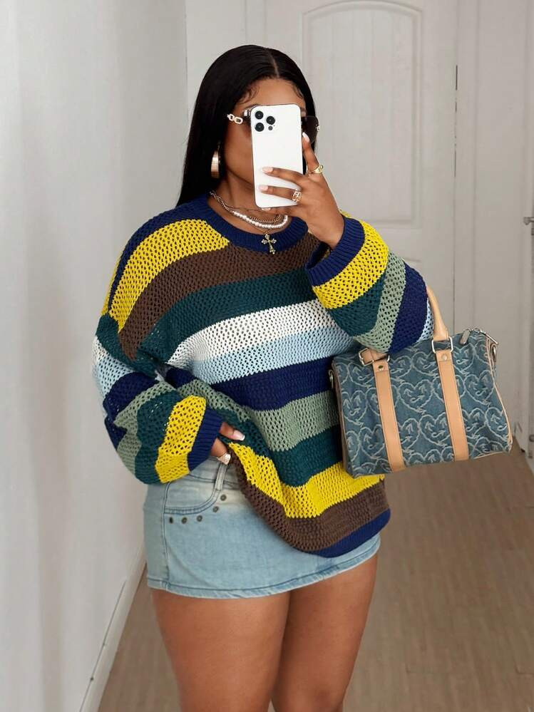 Striped Sweater | SHEIN