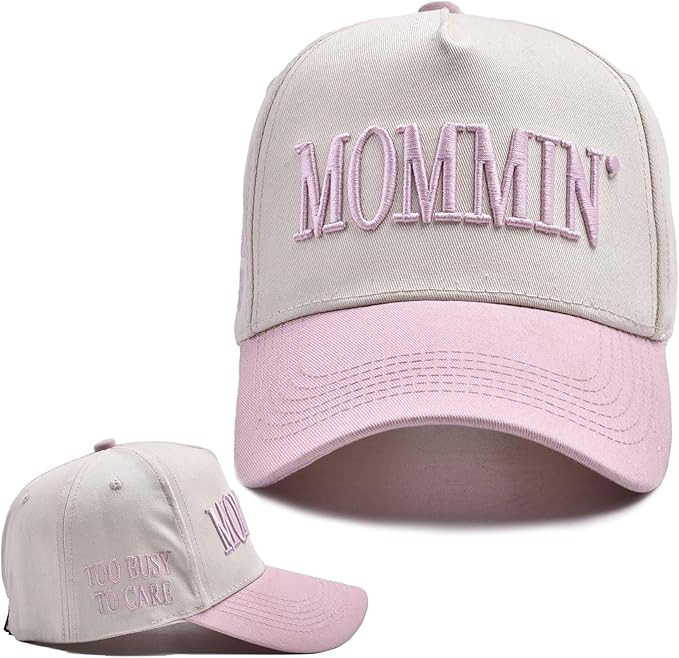 Mommin Baseball Cap for Women Men Vintage Embroidered Mom Trucker Hat Adjustable Canvas Vintage H... | Amazon (US)