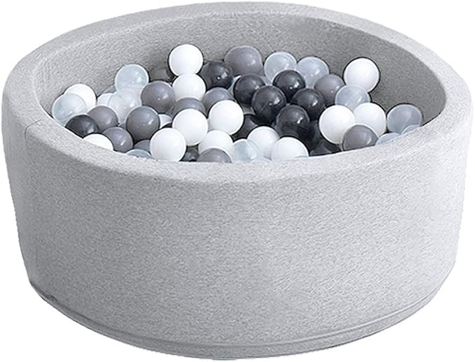 Wonder Space Deluxe Kids Round Ball Pit, Premium Handmade Kiddie Balls Pool, Soft Indoor Outdoor ... | Amazon (US)
