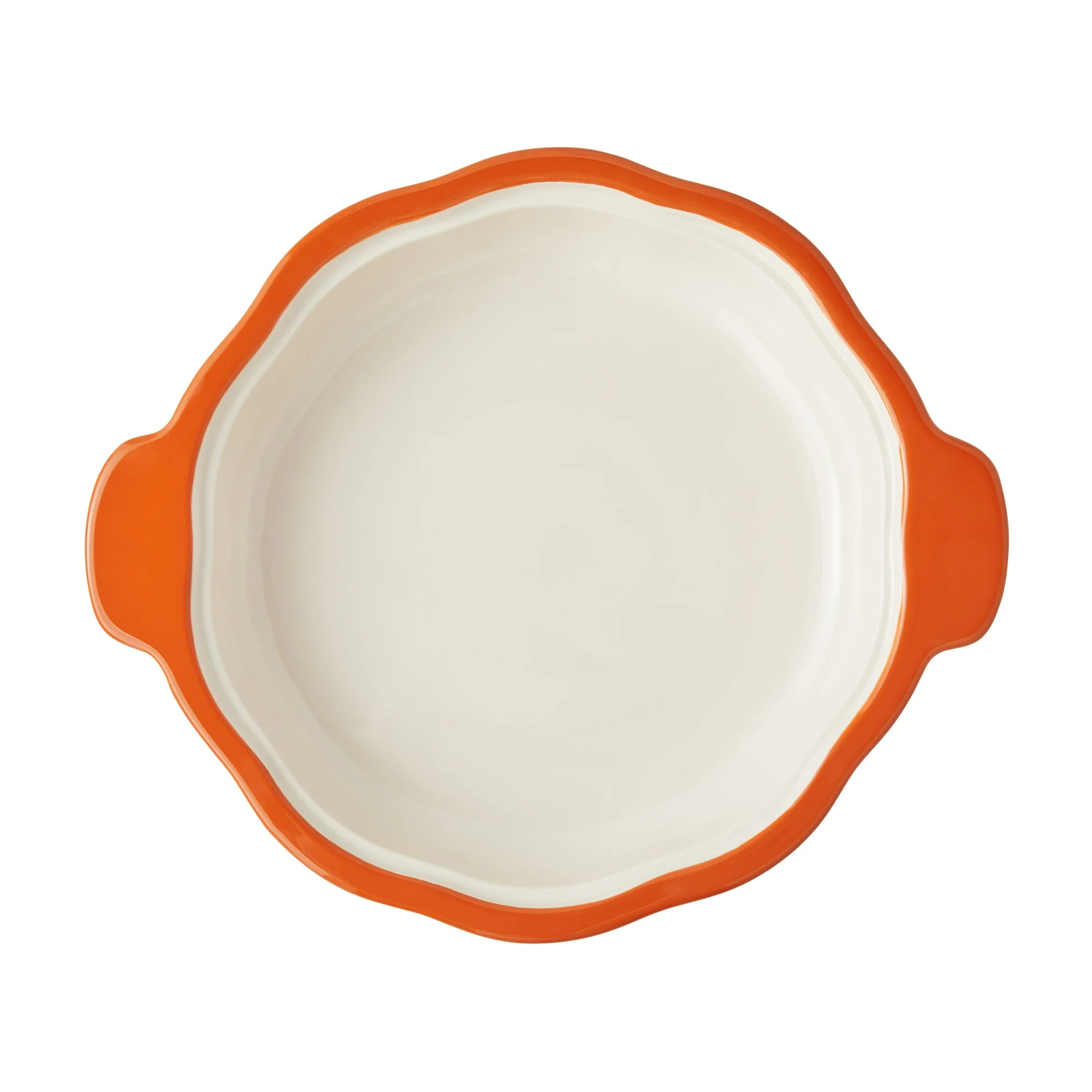 The Pioneer Woman 10-Inch Pumpkin Stoneware Pie Baking Dish with Lid, Orange | Walmart (US)