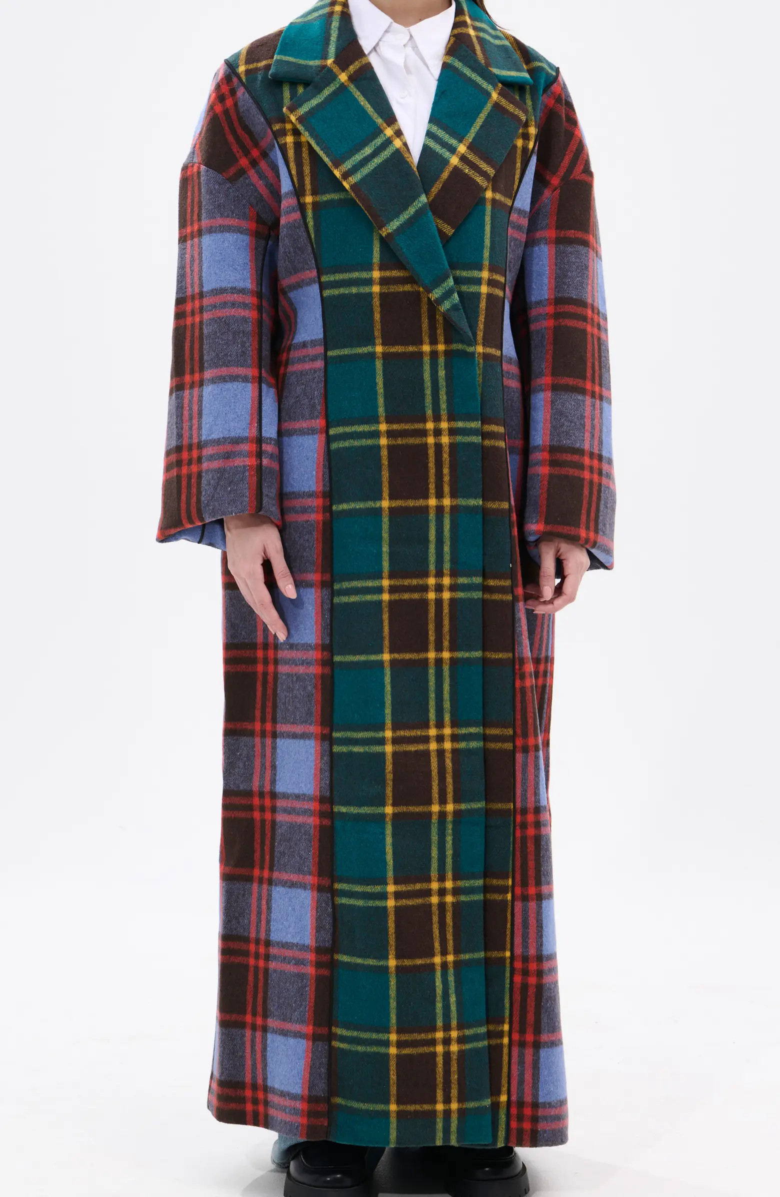 Oversize Plaid Trench | Nordstrom