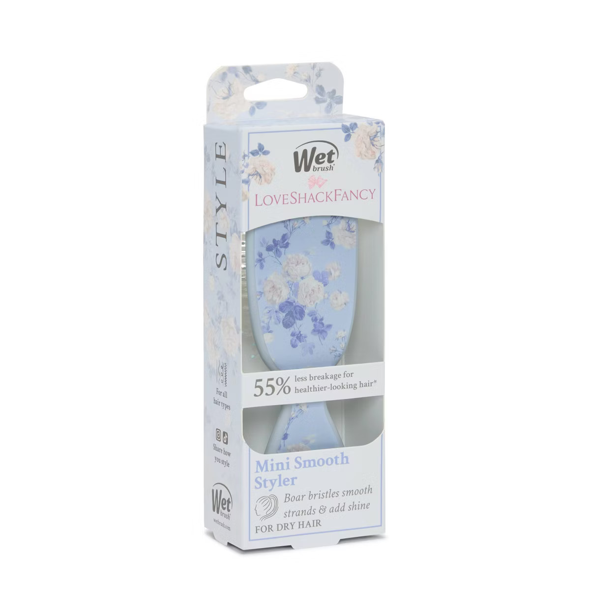 Wet Brush x LoveShackFancy Mini Shine Detangling Hair Brush | Target