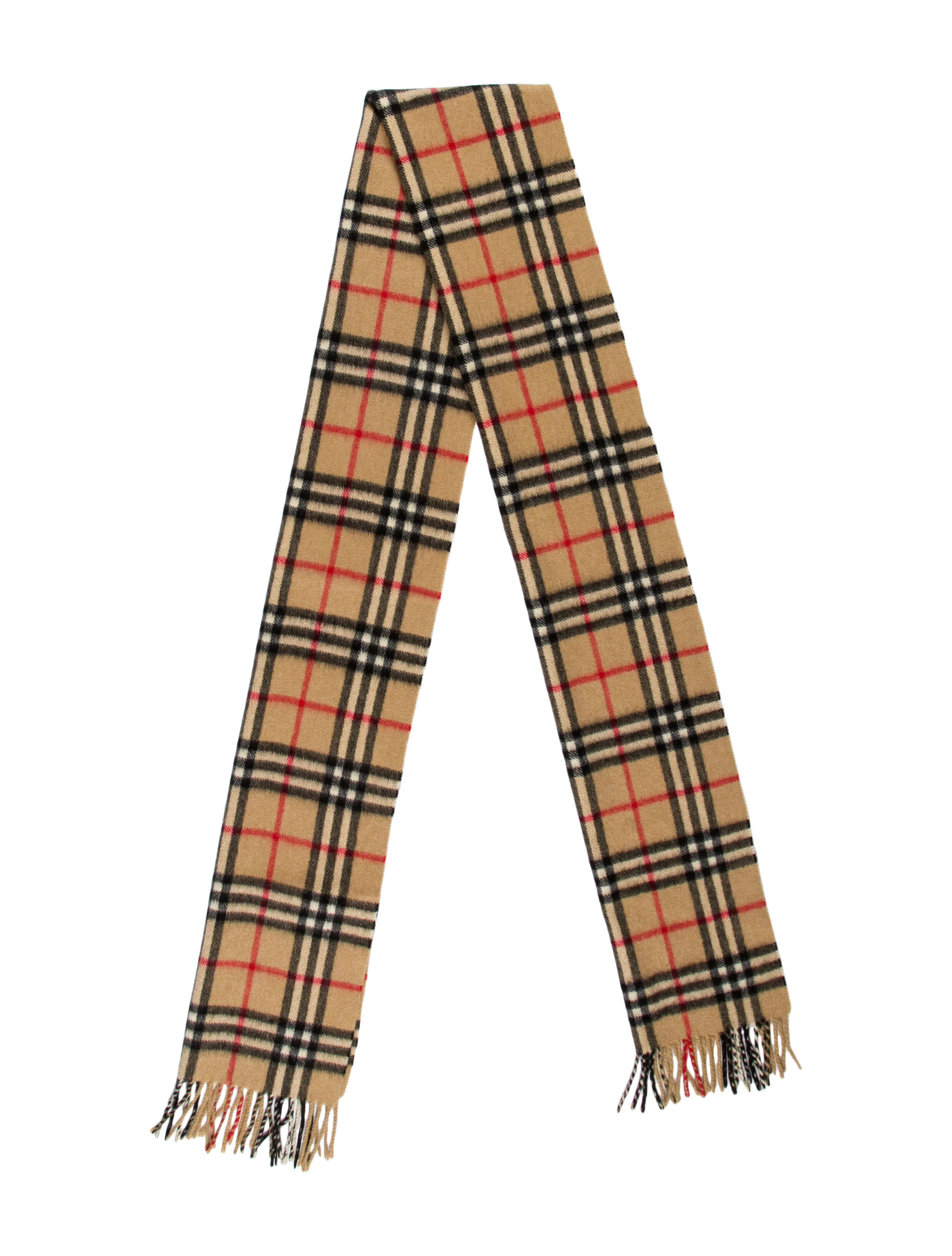 Cashmere Nova Check Scarf | The RealReal