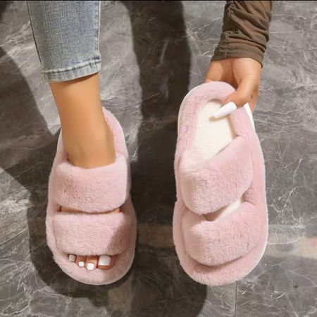 Soft, plush house slippers! 