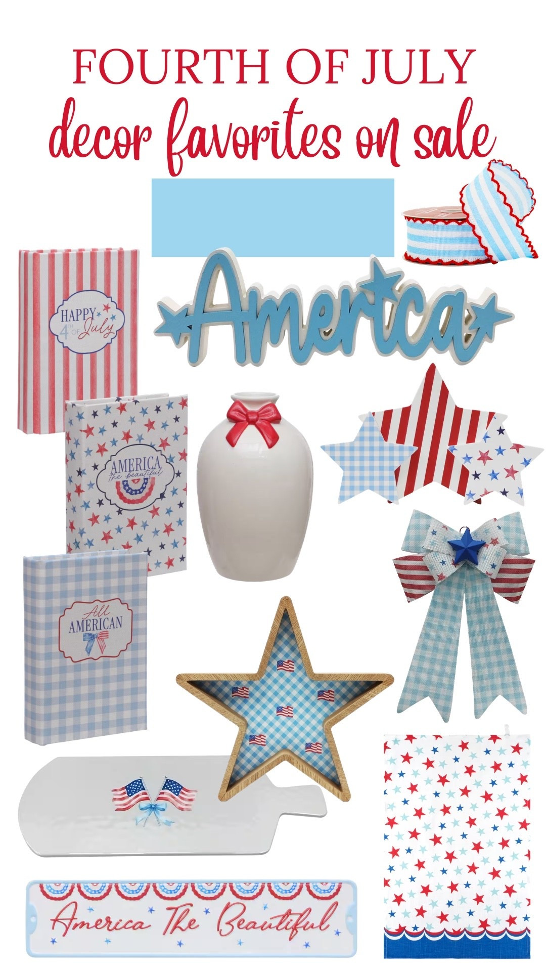 Patriotic decor from Michael’s. Fourth of July decor on sale. Home decor.

#LTKSeasonal #LTKSaleAlert #LTKHome