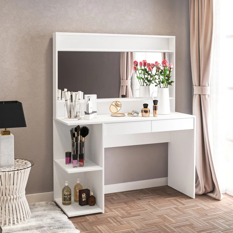 Adler Vanity with Mirror | Wayfair North America