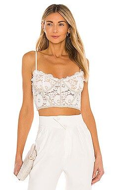 V. Chapman Chateau Top in Stretch Lace from Revolve.com | Revolve Clothing (Global)