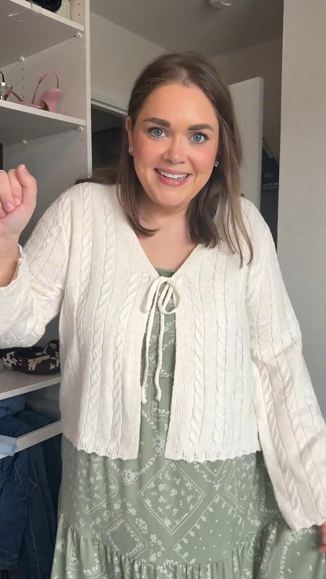 Kohls spring outfit wearing xl in cardigan and xxl in maxi dress #kohlspartner #kohlsfinds @kohls #ad 

#LTKPlusSize #LTKMidsize #LTKSeasonal