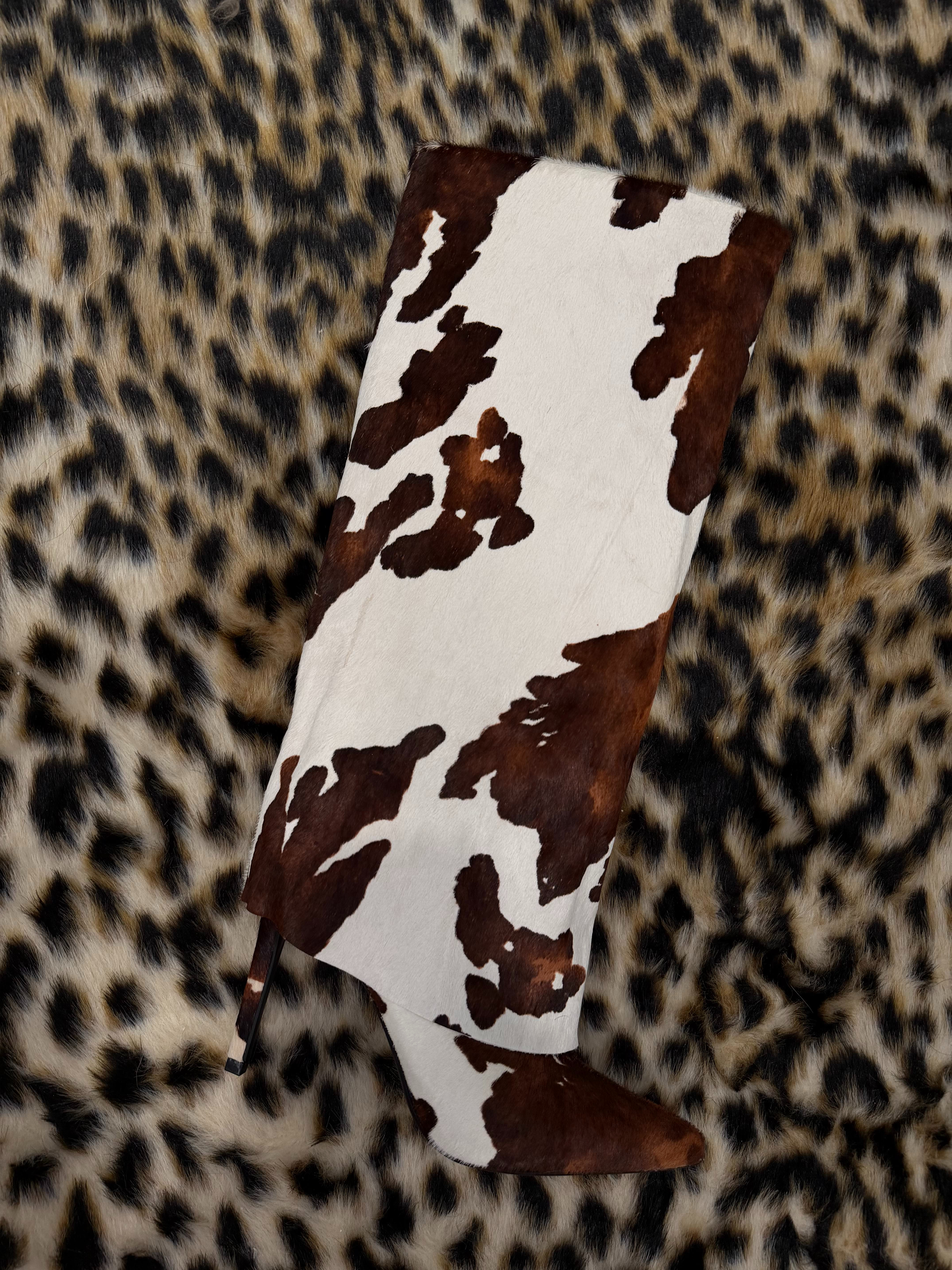 Stepping into my cowgirl era 🤎🐄 These INC boots from Macy’s are giving western chic, statement boot, and bold fashion girl all in one. I’m obsessed with the cow print moment — it’s the perfect mix of trendy western, rodeo glam, and fall outfit vibes. Pair these knee high boots with denim, mini skirts, or oversized blazers for that effortless street style look. If you’re looking for a standout boot that elevates your outfit instantly, these are it ✨

#INCboots #MacysFinds #CowPrintBoots #WesternStyle #WesternChic #CowgirlBoots #StatementBoots #FallFashion #LTKStyle #LTKFinds #BootSeason #TrendingNow #FashionInfluencer #OutfitInspo #StreetStyle #RodeoGlam #KneeHighBoots 

 #LTKgrwm #LTKootd #LTKSaleAlert