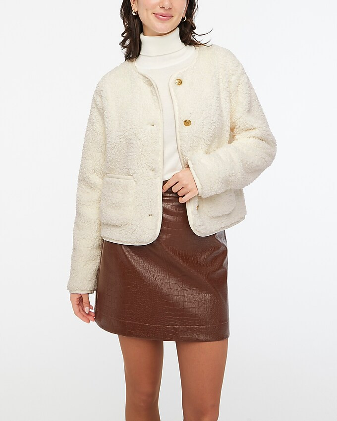 Sherpa lady jacket | J.Crew Factory