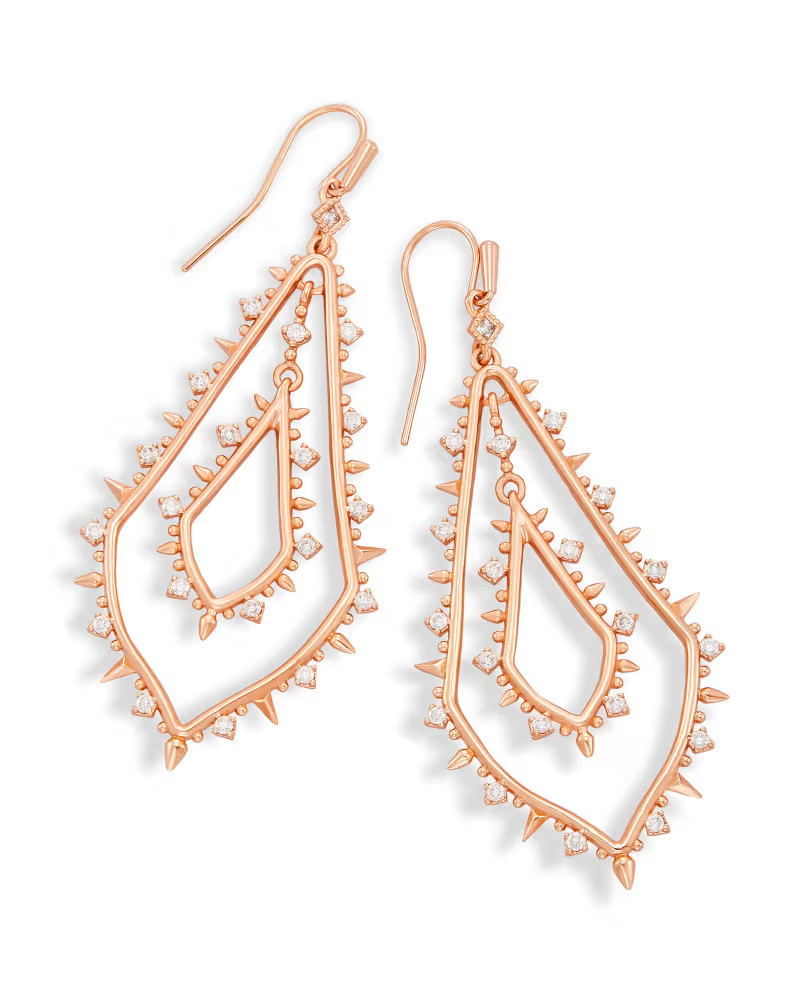 Alice Drop Earrings in Rose Gold | Kendra Scott
