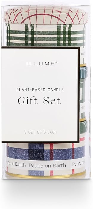 ILLUME Noble Holiday Tin Trio Gift Set, Balsam & Cedar | Amazon (US)