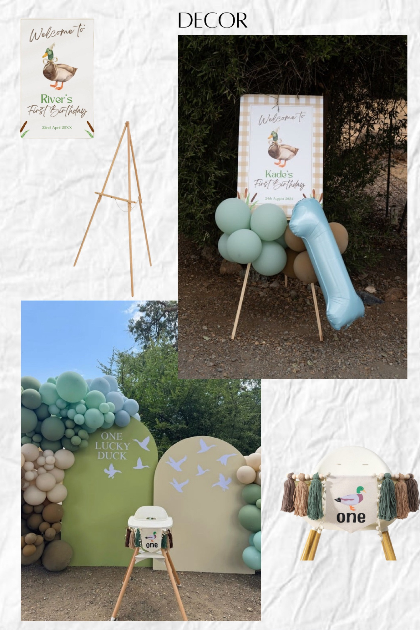 One lucky duck first birthday party decor 

#LTKParties #LTKBaby #LTKKids