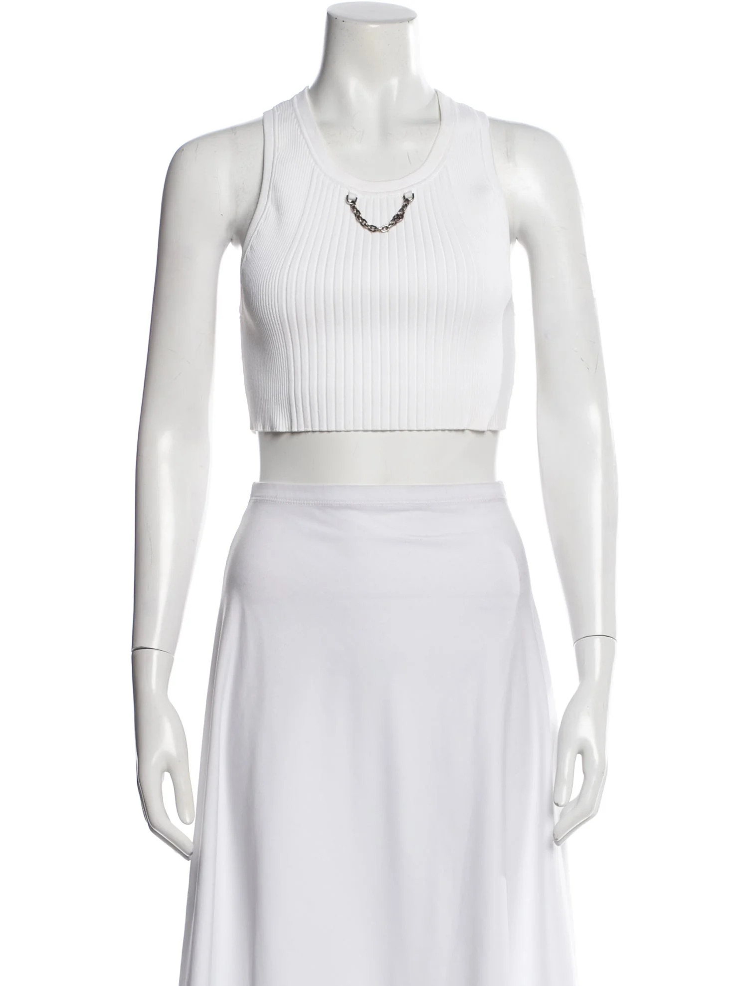 Louis Vuitton 2022 Crew Neck Crop Top - Neutrals Tops, Clothing - LOU1234741 | The RealReal | The RealReal