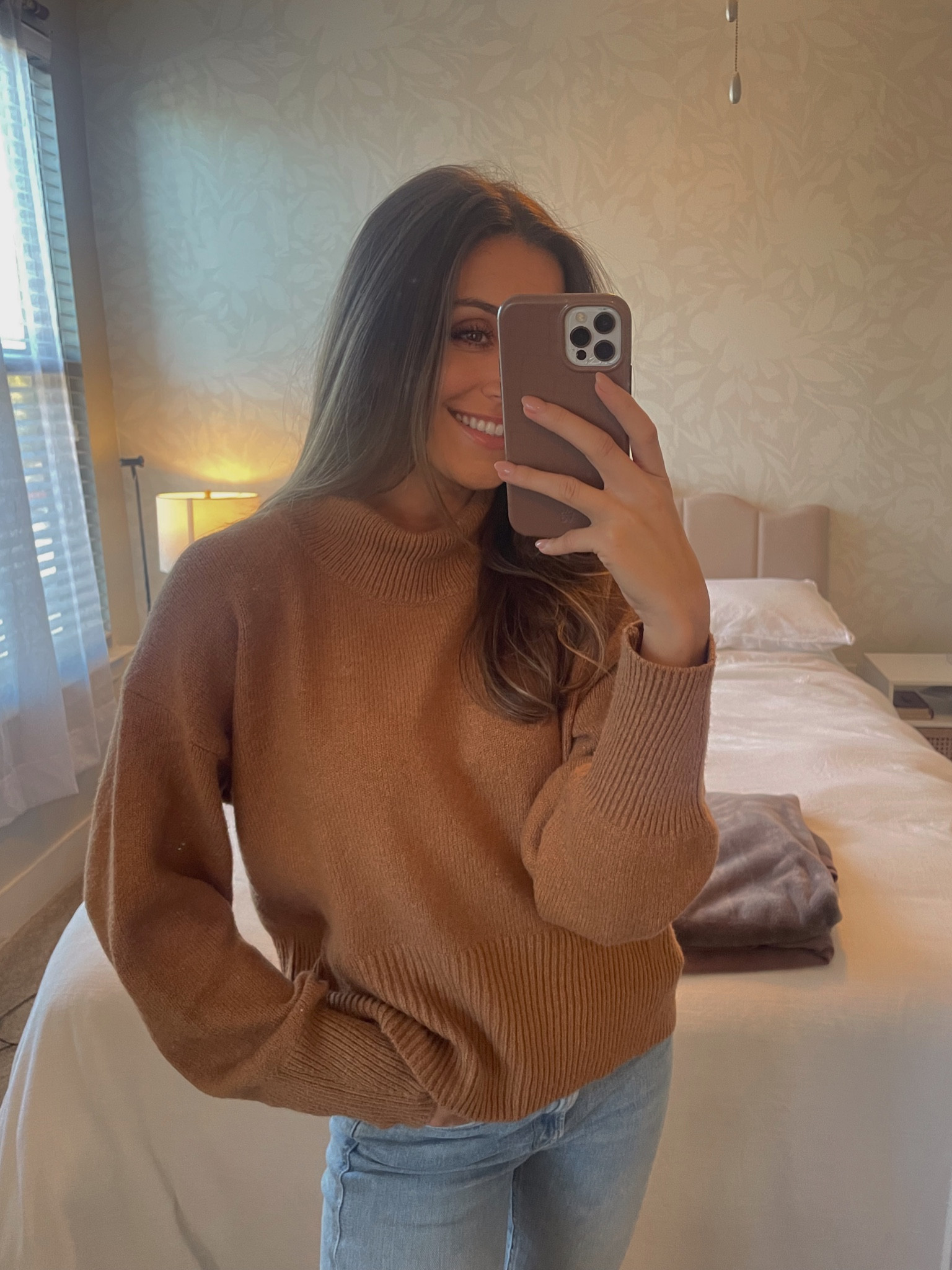 Target mock turtleneck - neutral camel color 🤍

#LTKstyletip #LTKfindsunder50 #LTKSeasonal