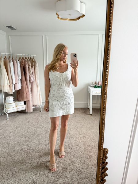 This white lace dress from Anthropology is so cute for spring and summer. It would also be great for any spring brides! Pair with some heels for the perfect look  

#LTKSpringSale #LTKstyletip #LTKsalealert