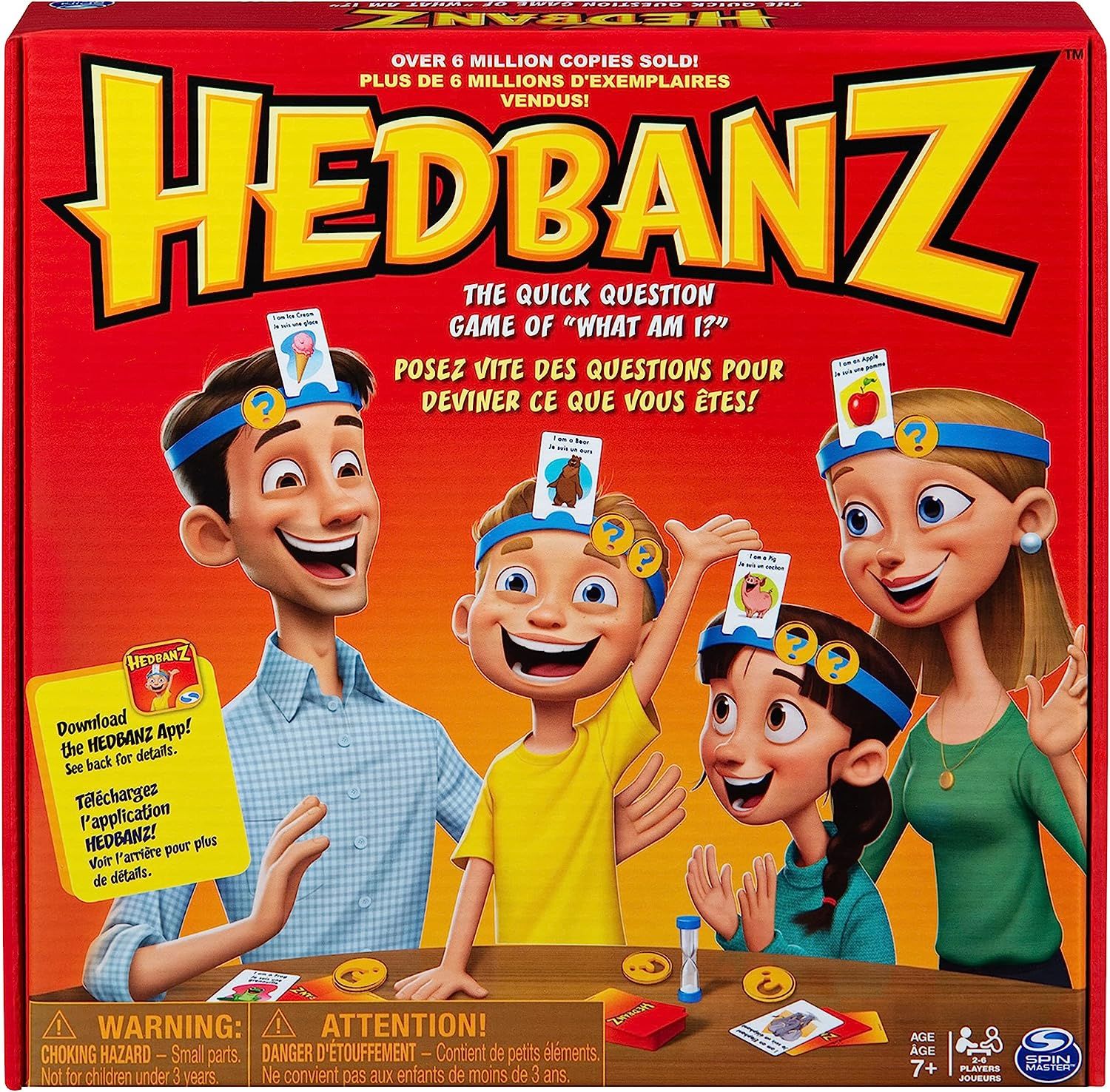 Hedbanz, Quick Question Picture Guessing Family Game for Game Night Headbands Board Game, for Adu... | Amazon (US)